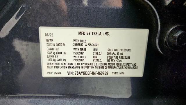 2022 Tesla Model Y Performance Dual Motor All-Wheel Drive