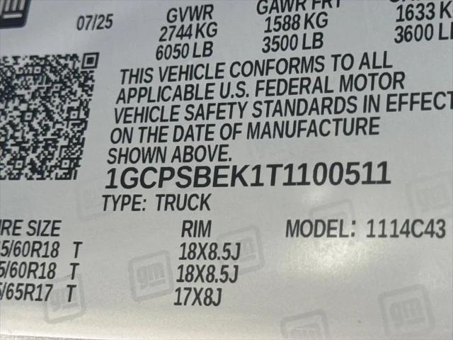 2026 Chevrolet Colorado WT, RWD