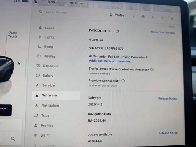 2023 Tesla Model 3 Rear-Wheel Drive