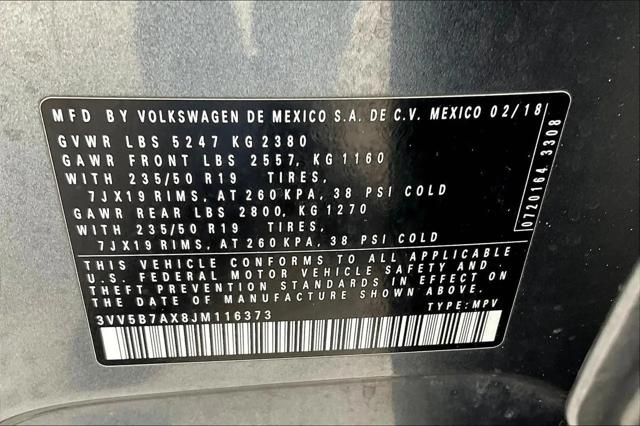 2018 Volkswagen Tiguan 2.0T SEL Premium