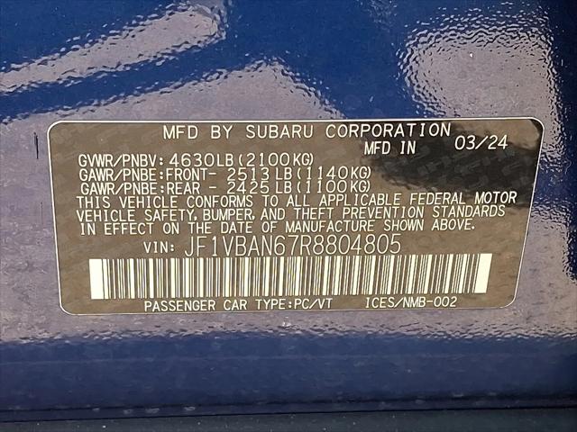 2024 Subaru WRX Limited