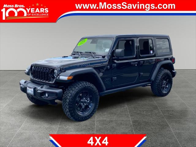 2025 Jeep Wrangler 4-Door Willys 4x4 for sale in Moreno Valley, CA