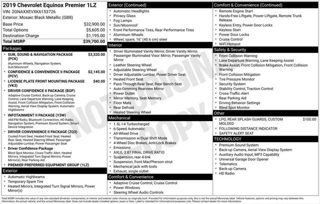 2019 Chevrolet Equinox Premier