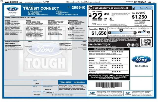 2017 Ford Transit Connect XLT for sale in Cincinnati, OH