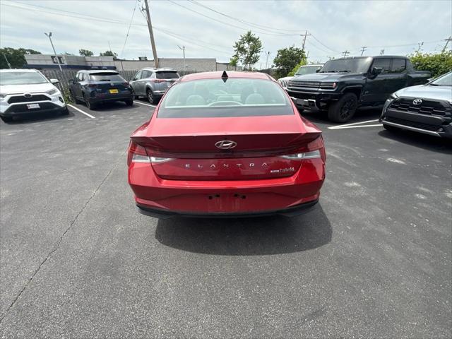 2022 Hyundai Elantra Hybrid Blue