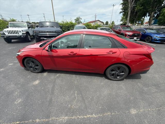 2022 Hyundai Elantra Hybrid Blue
