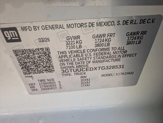 2026 GMC Sierra 1500 Crew Cab, Short Bed, Elevation, 4WD