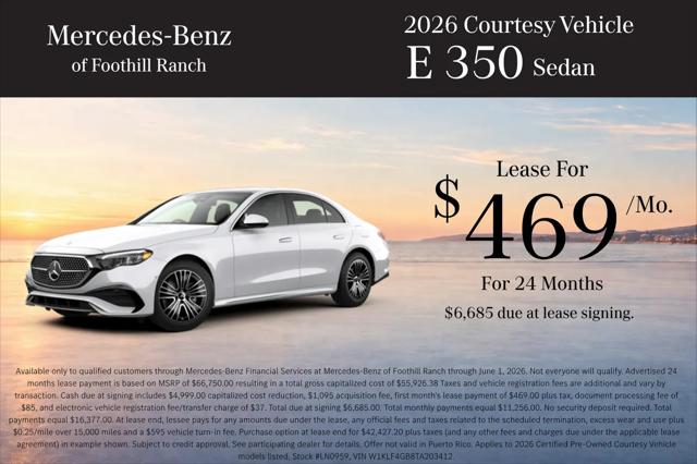 2023 Mercedes-Benz E 350 E 350