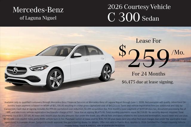 2023 Mercedes-Benz C-CLASS C 300 Sedan