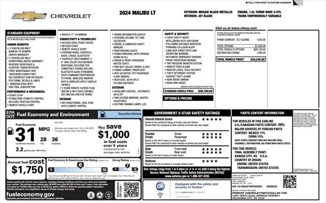 2024 Chevrolet Malibu FWD 1LT