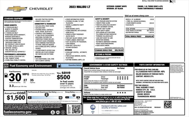2023 Chevrolet Malibu FWD 1LT