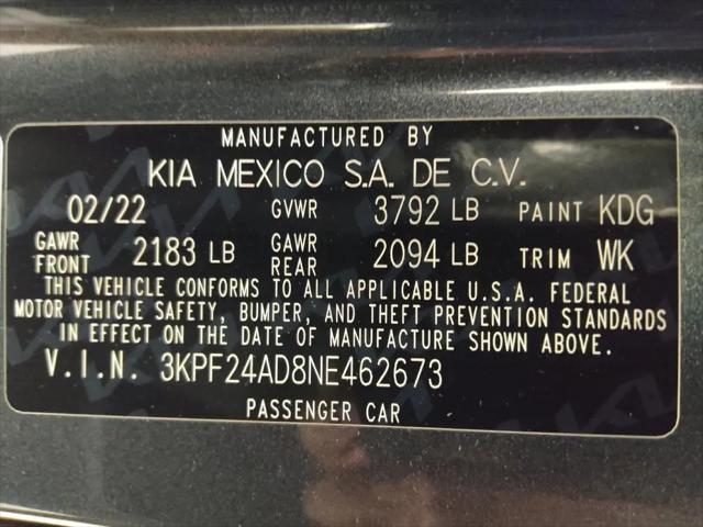 2022 Kia Forte LXS