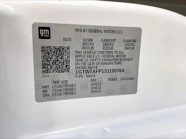2025 GMC Savana Cargo RWD 2500 Regular Wheelbase Work Van