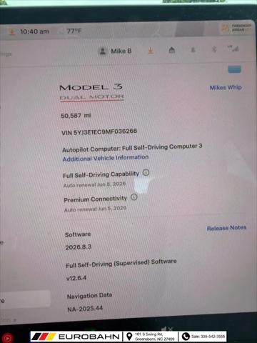 2021 Tesla Model 3 Performance Dual Motor All-Wheel Drive
