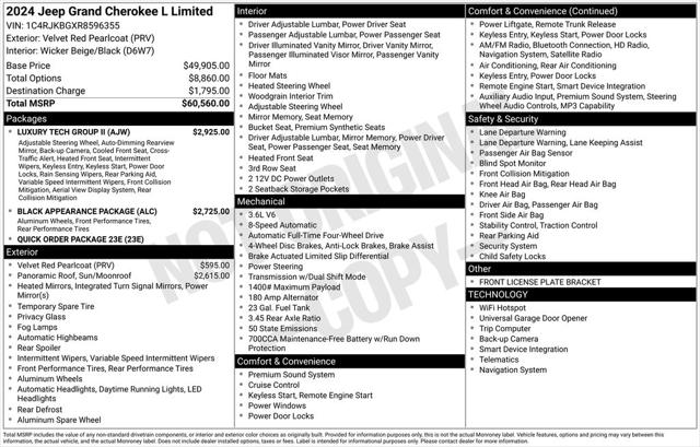 2024 Jeep Grand Cherokee L Limited 4x4