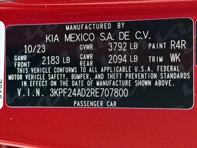2024 Kia Forte LXS