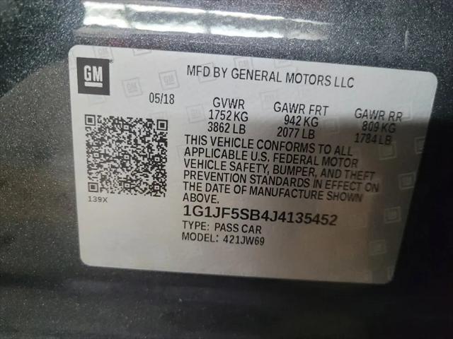 2018 Chevrolet Sonic Premier Auto