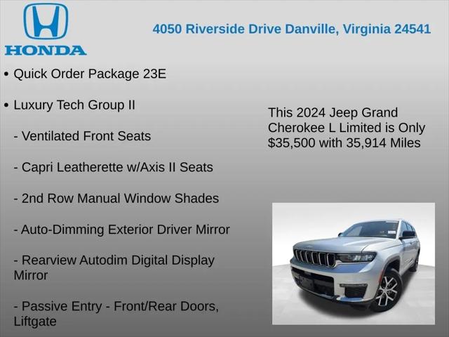 2024 Jeep Grand Cherokee L Limited 4x4