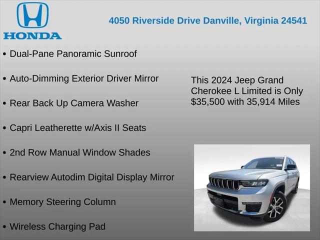 2024 Jeep Grand Cherokee L Limited 4x4