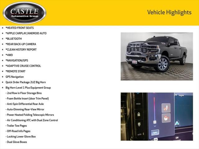 2026 Ram 2500 Big Horn Crew Cab 4x4 6'4" Box