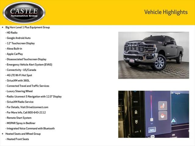 2026 Ram 2500 Big Horn Crew Cab 4x4 6'4" Box