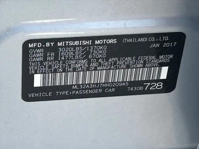 2017 Mitsubishi Mirage ES