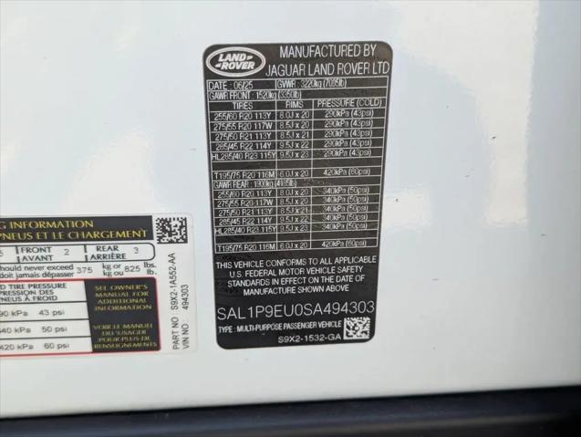 2025 Land Rover Range Rover Sport P360 SE