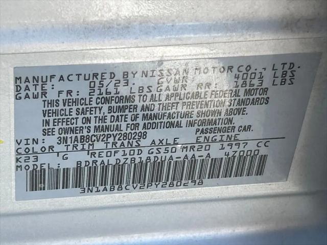 2023 Nissan Sentra SV Xtronic CVT