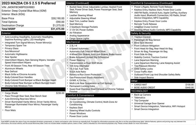 2023 Mazda CX-5 2.5 S Preferred