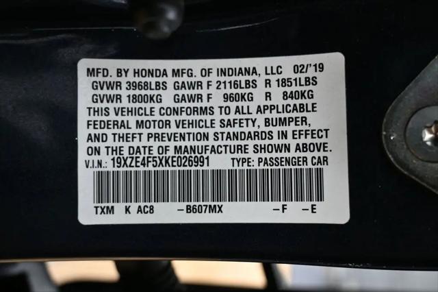 2019 Honda Insight EX