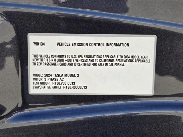 2024 Tesla Model 3 Long Range Dual Motor All-Wheel Drive