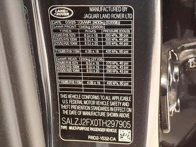 2026 Land Rover Range Rover Evoque S