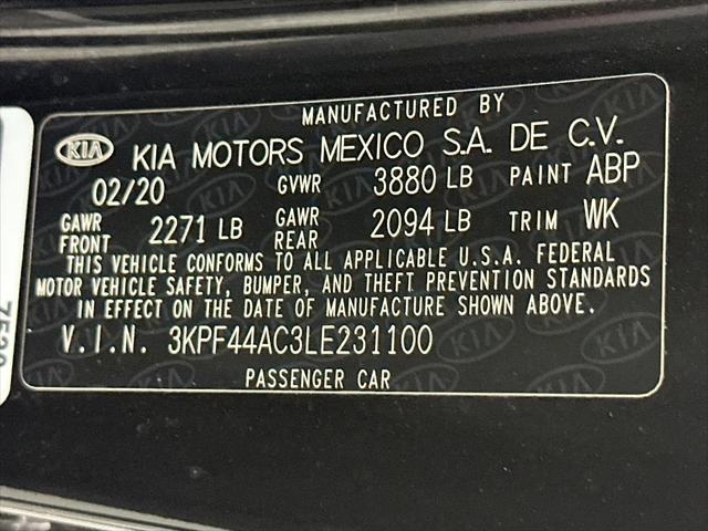 2020 Kia Forte GT Manual