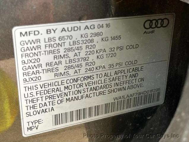 2017 Audi Q7 3.0T Premium