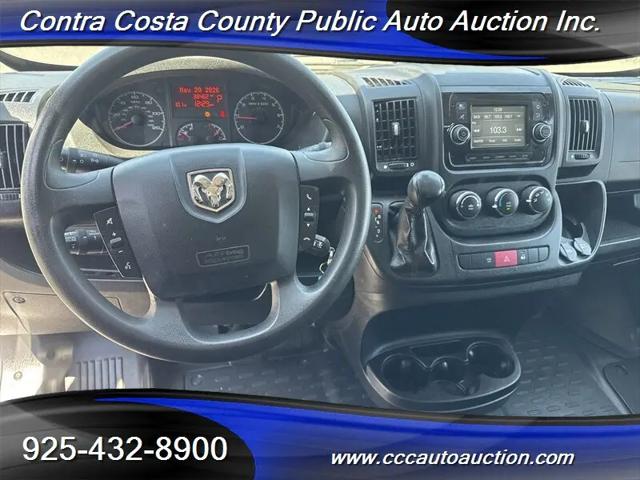 2018 Ram ProMaster Cargo Van Low Roof 136" WB