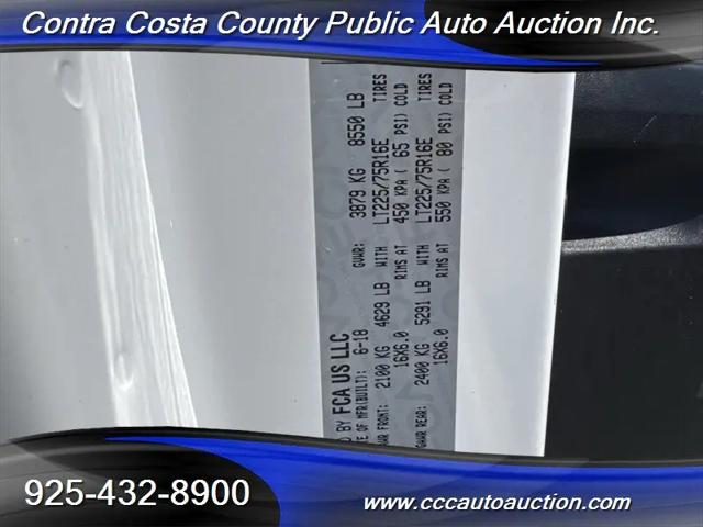 2018 Ram ProMaster Cargo Van Low Roof 136" WB