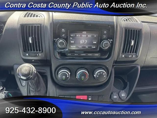 2018 Ram ProMaster Cargo Van Low Roof 136" WB
