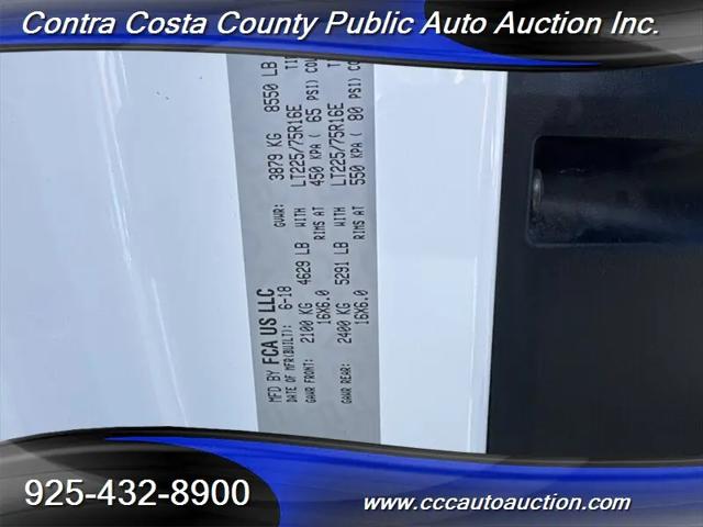 2018 Ram ProMaster Cargo Van Low Roof 136" WB