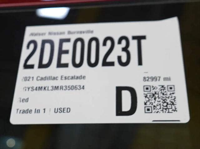 2021 Cadillac Escalade ESV 4WD Premium Luxury Platinum