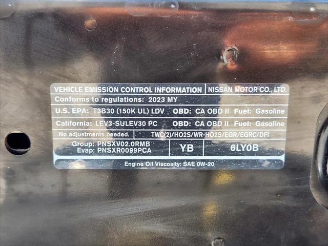 2023 Nissan Sentra SV Xtronic CVT