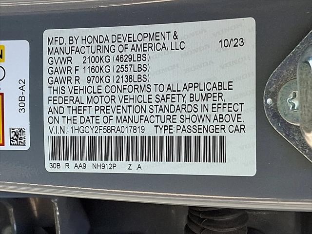2024 Honda Accord Hybrid Sport