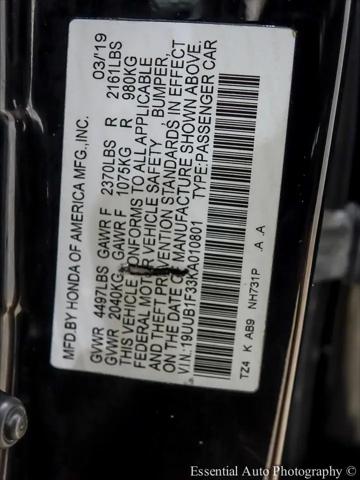 2019 Acura TLX Standard