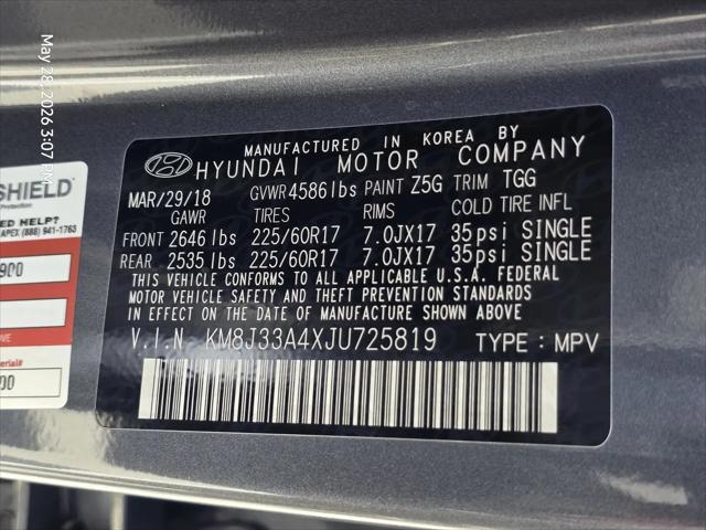 2018 Hyundai Tucson SEL