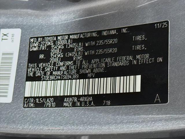 2026 Toyota Highlander Hybrid Platinum