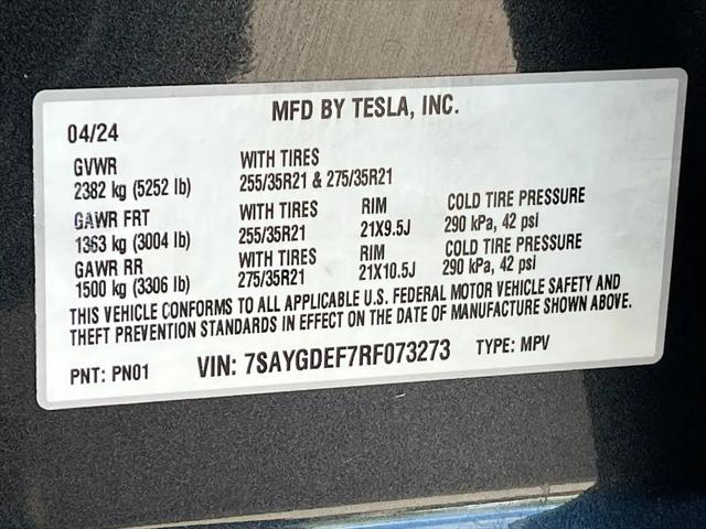 2024 Tesla Model Y Performance Dual Motor All-Wheel Drive