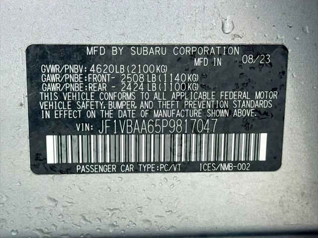 2023 Subaru WRX Standard