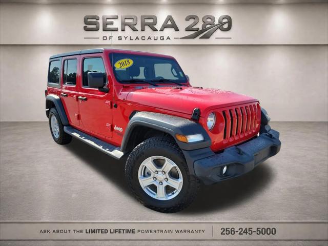 2018 Jeep Wrangler Unlimited Sport S 4x4 for sale in Sylacauga, AL