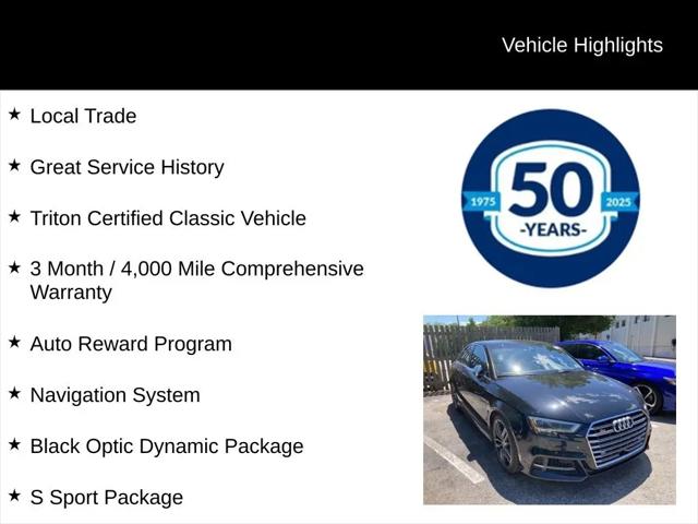 2018 Audi S3 2.0T Premium Plus
