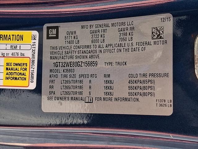 2016 GMC Sierra 3500HD SLE