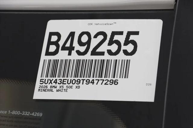 2026 BMW X5 xDrive50e